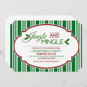 Jingle & Mingle Company Christmas Party Invitation (Devant / Derrière)