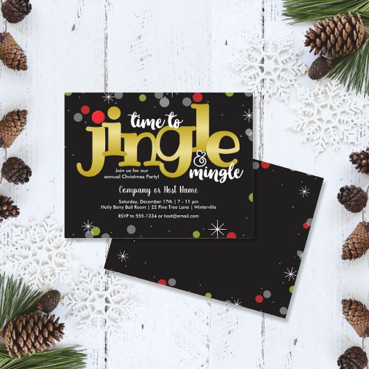 Jingle & Mingle Goud Rood en Groen Kerstfeest