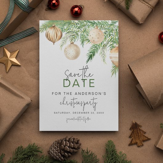 Jingle & Mingle Kerstfeest Party Save The Date