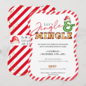 Jingle & Mingle Kerstmis Markie Vakantie Seizoen Kaart (Voorkant / Achterkant)