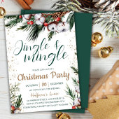 Jingle & Mingle | Pine groen kerstfeest Kaart