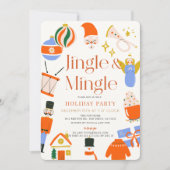 Jingle & Mingle Schattigee vakantieartikelen Kerst Kaart (Voorkant)