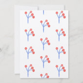 Jingle & Mingle waterverf Kerstfeest Kaart (Achterkant)