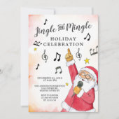 Jingle Mingle zingt kerstfeest Kaart (Voorkant)