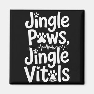 Jingle Paws Jingle Vitals Grappige Verpleegster Di Magneet