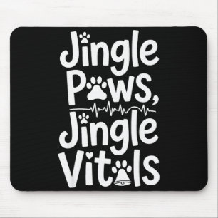 Jingle Paws Jingle Vitals Grappige Verpleegster Di Muismat