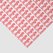 Jingle Red Tissuepapier (Detail)
