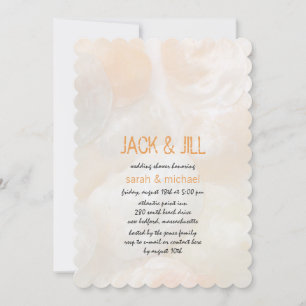 Jingle Shells Modern Jack en Jill Trouwdouche Kaart