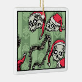 Jingle Skulls - Pop Gothic Holiday Keramisch Ornament (Rechts)