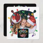 Jingle tout le chemin (ajouter vos photos) Carte d (Devant / Derrière)