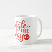 Jingle Tout Le Chemin Café Mug (Devant droit)