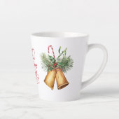 Jingle tout le chemin Noël sonne Latte Mug (Droite)