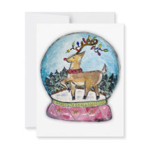 Jingle Tout le chemin Rudolph Carte de Noël