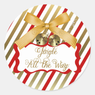 Jingle tout le chemin Sticker rond