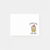 Jingle Uil de manier Grappige Santa Uil Post-it® Notes (Voorkant)