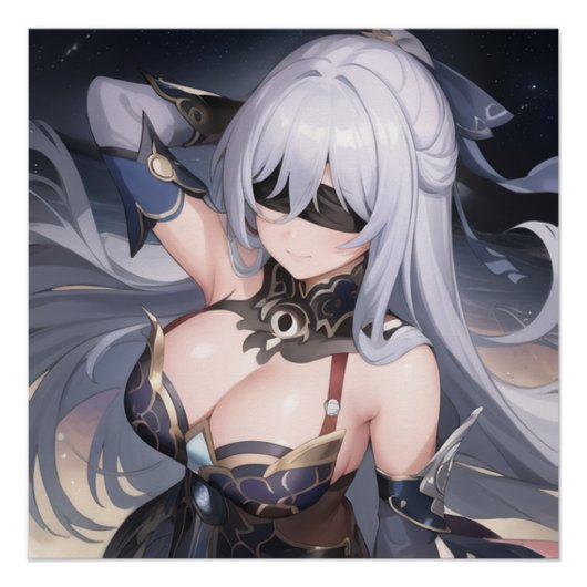 Jingliu HSR Perfect Poster (Voorkant)