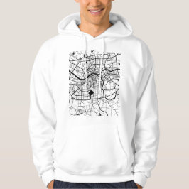 Jinhua China City Map Hoodie