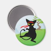 Jinx the Cat: Miao-Fu Magnet Magneet (Voorkant / Achterkant)