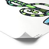 Jinxy Pixie Stick Green Jester Fairy Poster (Hoek)