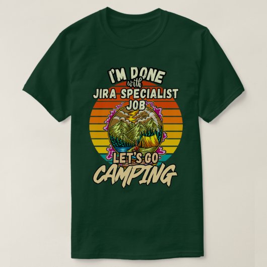 JIRA SPECIALIST EN CAMPING ONTWERP  CLASSIC T-SHIRT (Design voorkant)