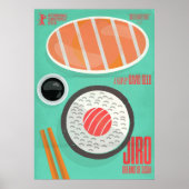 Jiro droomt van sushi David Gelb filmdocumentaire Poster (Voorkant)
