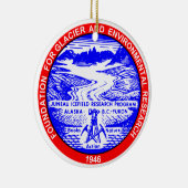 JIRP-kleurkerstboomversiering Keramisch Ornament (Rechts)