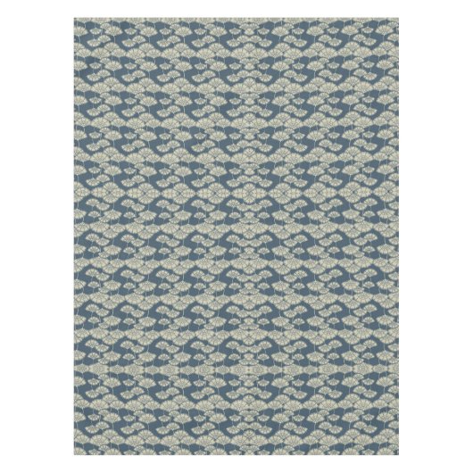 Jitaku Blue Lotus Tablecloth Tafelkleed (Voorkant)