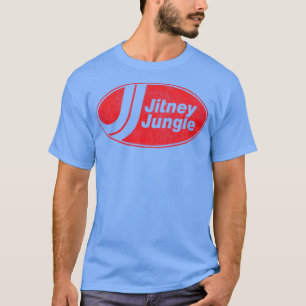 Jitney Oerwoud uiterlijk vervaagd ontwerp T-shirt