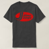 Jitney Oerwoud  uiterlijk vervaagd ontwerp T-shirt (Design voorkant)