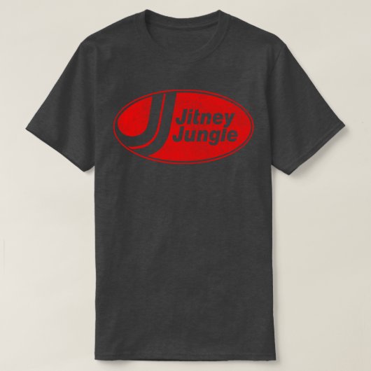 Jitney Oerwoud  uiterlijk vervaagd ontwerp T-shirt (Design voorkant)