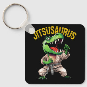 Jitsusaurus Martial Art Braziliaanse Jiu Jitsu Tre Sleutelhanger