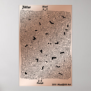 Jitter Maze Poster