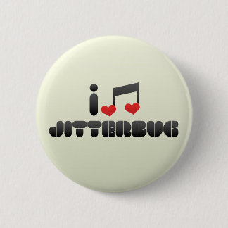 Jitterbug fan ronde button 5,7 cm