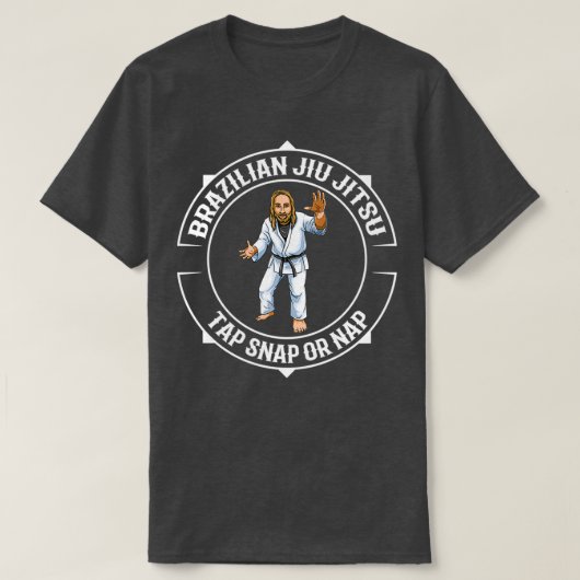 Jiu Jitsu and Jesus BJJ and Grappling 1 T-shirt (Design voorkant)