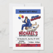 Jiu Jitsu Birthday Party Invitation (Devant)
