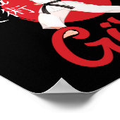 Jiu Jitsu Bjj Roll als een meisje Poster (Hoek)