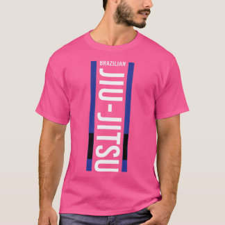 Jiu Jitsu Blue Belt Bjj Gifts Mma Cage Fighter Him T-shirt