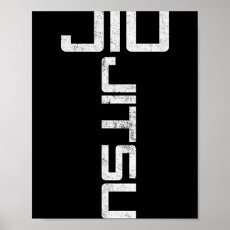 Jiu Jitsu Braziliaans Jujitsu BJJ MMA Poster