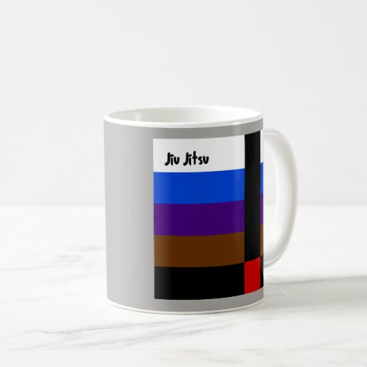 Jiu Jitsu ceinture la tasse (Devant droit)