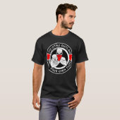 Jiu-Jitsu Circle - BlackRed-2D T-shirt (Voorkant volledig)