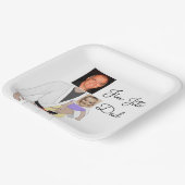 Jiu Jitsu Dad Custom Photos and Handwritten Text Papieren Bordje (Gebogen)