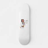 Jiu Jitsu Dad Custom Photos and Handwritten Text Skateboard (Voorkant)