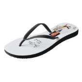 Jiu Jitsu Dad Custom Photos and Handwritten Text Teenslippers (Schuin)