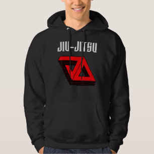 Jiu Jitsu Double Gracie Triangle Mma Bjj Muay T Hoodie
