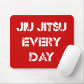 Jiu Jitsu Elke dag Mousepad Muismat (Met muis)