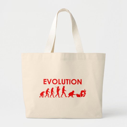 Jiu Jitsu Evolution Grote Tote Bag (Voorkant)