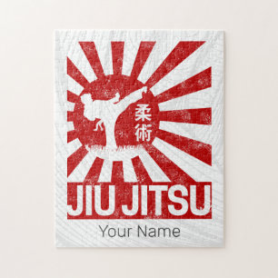 Jiu Jitsu Fighter Japans Martial Arts Legpuzzel