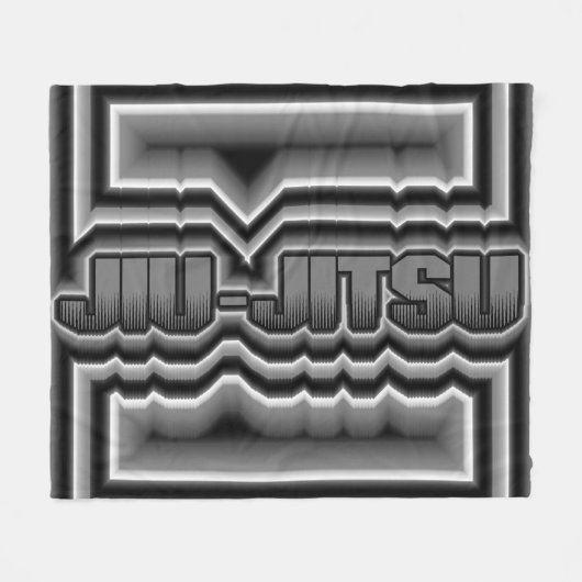 Jiu-Jitsu Fleece Deken (Voorkant (Horizontaal))