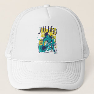 Jiu Jitsu Grunge Trucker Pet