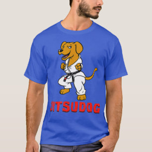 Jiu Jitsu Jitsudog Brazililian BJJ Training Dog T-shirt